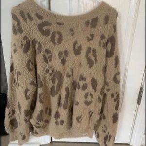 Cheetah sweater